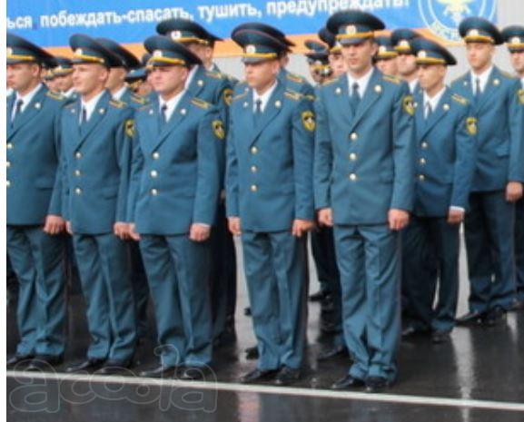 Костюм Парадный МЧС России мужской Китель и Брюки тк пш или габардин